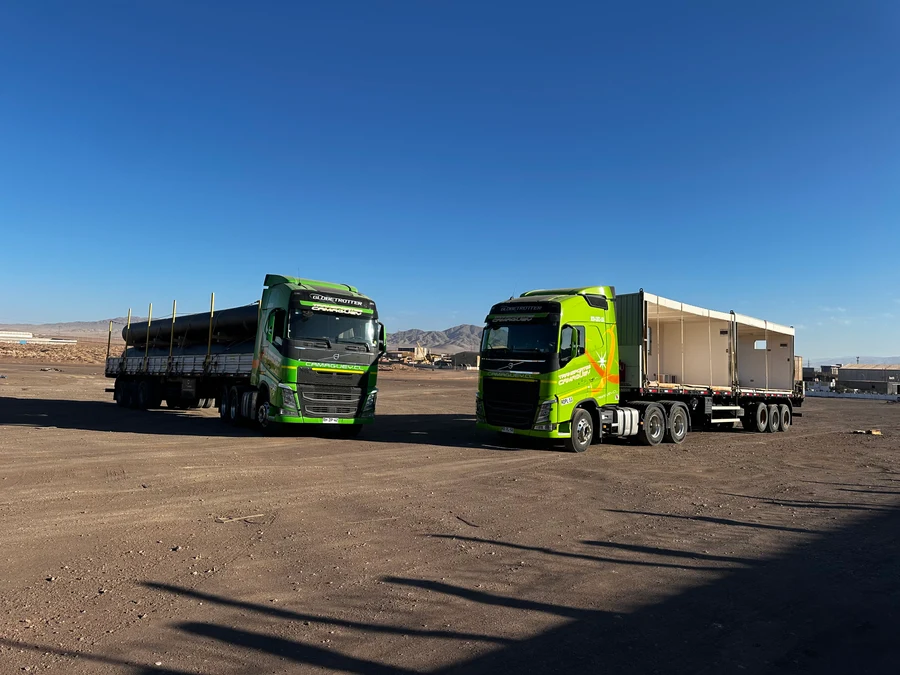 Servicio de transporte de cargas pesadas